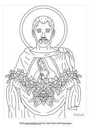 Mary asked that a church be built to honor her in mexico. St Jerome Coloring Pages Free Bible Coloring Pages Kidadl