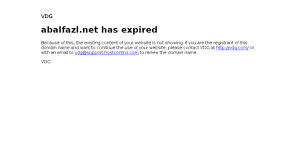 Access Abalfazl Net Abalfazl Net Has Expired