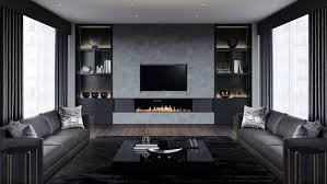 10 black and grey living room ideas
