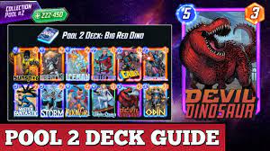 Marvel Snap's BEST POOL 2 DECK: Devil Dinosaur Deck Guide - YouTube