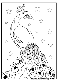 Spark your creativity by choosing your favorite printable coloring pages and let the fun begin! Printable Peacocks Coloring Pages Updated 2021