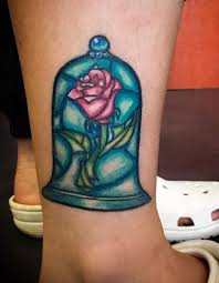 Disney Ilrative Flower Tattoo By