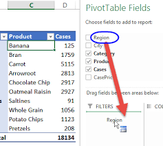 excel pivot table report filter tips