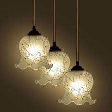 Shge Glass Track Lights Ceiling Lamp