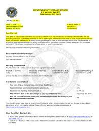 va diity letter fill out sign