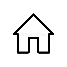 House Vector Icon Black And White Home