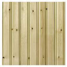 Raw Pine Wood Wall Panel