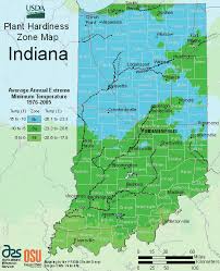 Indiana Planting Zones Usda Map Of Indiana Growing Zones