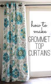 grommet top curtains tutorial a step