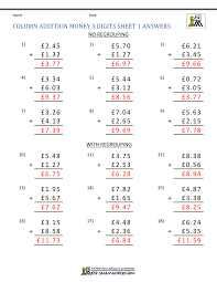 This document is hosted on the math maverick website. Money Addition Worksheets Uk Money