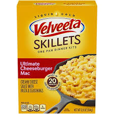 This version of mac and cheese is inspired by the staff meals at bistro d'à côté, a restaurant where i interned in paris. Velveeta Cheesy Skillets Dinner Kit Ultimate Cheeseburger Mac Box 12 8 Oz Albertsons