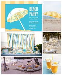 beach party inspiration board