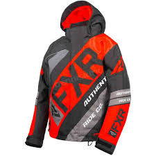 Childs Black Nuke Red Charcoal Cx Jacket 190422 1023 02