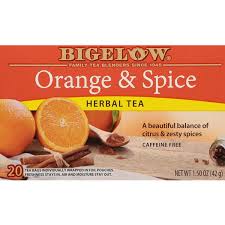 bigelow orange e herbal tea