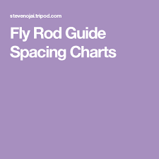 Fly Rod Guide Spacing Charts Rod Building Fly Rods Fly