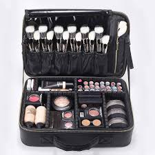 rownyeon makeup case travel makeup bag