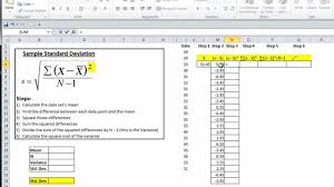 how to find variance in excel follow