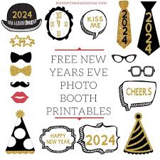 years eve party photo booth props