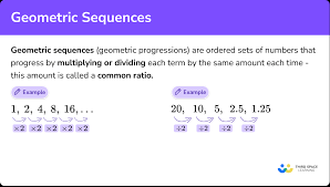 Geometric Sequences Gcse Maths