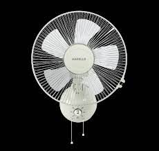 portable fans wall white havells d