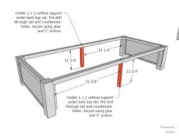 build a futon base with storage drawers