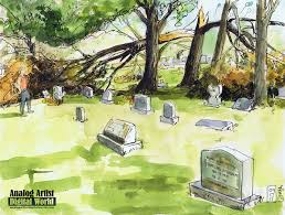 Image result for cemetery tears images and drawings
