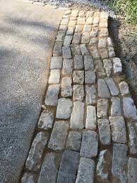 cobblestone walkway