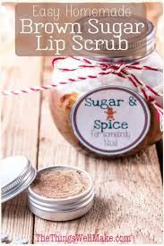 diy brown sugar lip scrub or polish