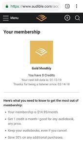 If you enroll in the audible plus free trial, it'll automatically charge you $7.95 once the trial period ends. How To Cancel Audible Membership On Android Or Iphone 2020