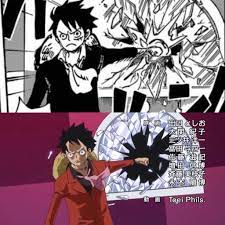 Anime and Manga comparison of Luffy and Katakuri | One Piece Amino