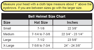 Bell Helmet Sizing Chart Capital Motorsports