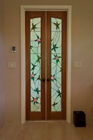 Art Nouveau Stained Glass Door Light