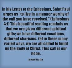 ephesians saint paul urges