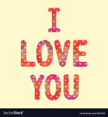 i love you2 royalty free vector image