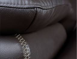 kof half leather sofa with adjule