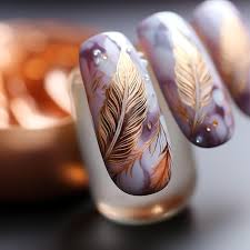 velvet swan swaninspired nails design