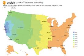 Usps Postal Zone Chart Usps Postal Zone Map
