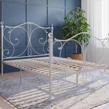 White Classic Sophie Metal Bed Frame