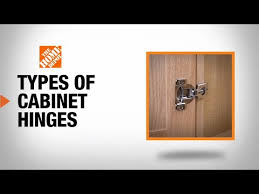 types of cabinet hinges the