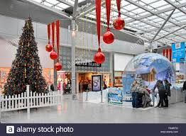 Shopping Centre Decorations Christmas Stock Photos