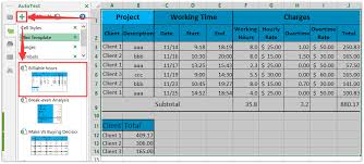How To Create Billable Hours Template In Excel