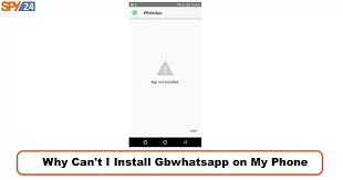 gbwhatsapp installing on my phone