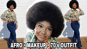 regrets afro makeup