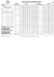 Top 12 Baseball Score Sheets Free To Download In Pdf Format