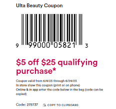 25 qualifying purchase at ulta beauty