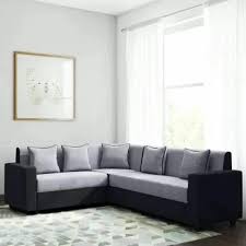 3 seater wooden new l shape sofa bed