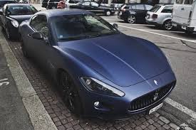 Matte Blue Maserati Car Maserati