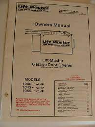 lift master chamberlain garage door
