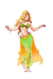 The Belly Dancer by HenarTorinos on deviantART | Girls cartoon art,  Character art, Dancers art