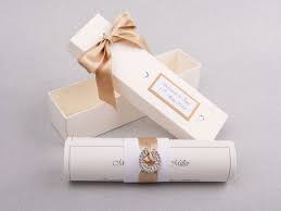 Beautiful Scroll Invitations For Your Wedding Be Different The